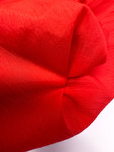 Polyamide Crinkled Red Fabric