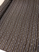 Printed Wool Striped Dress Fabric