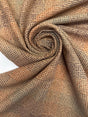 Wool Checked Printed Fabric
