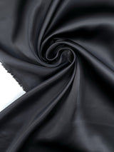 Black Satin Viscose Fabric