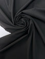 Italian Black Wool Suit Fabric