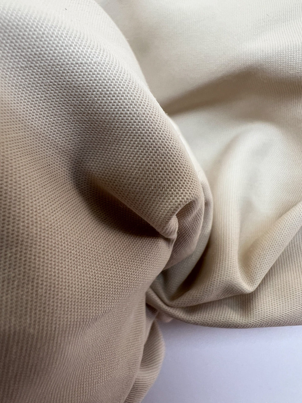 Cotton Polyamid Woven Gray Beige