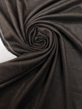 Jacquard Suit Fabric Brown Black