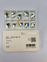 Silver Sewing Notions With Crystals