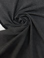 Wool Cotton Suiting Fabric Gray Black