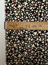 Printed Polyester Twill Beige Pink