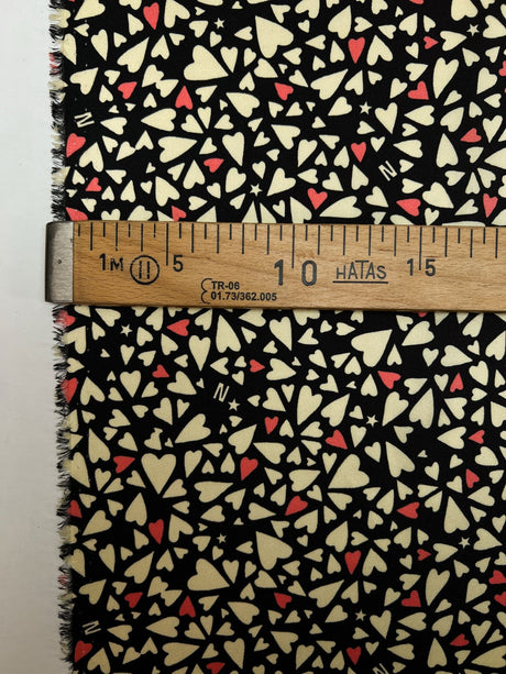 Printed Polyester Twill Beige Pink