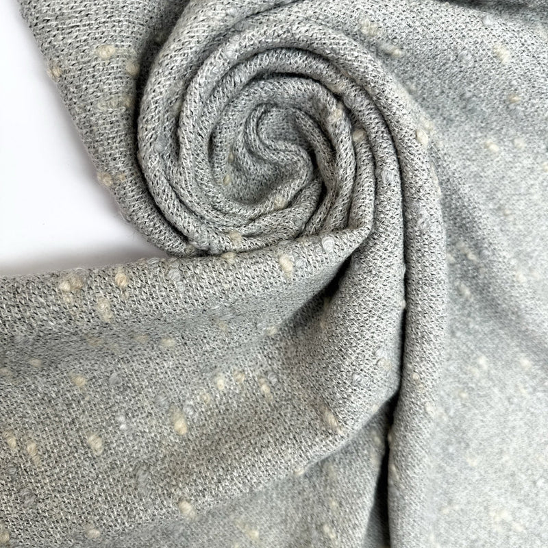 Wool Polyamid Flammé Woven Gray
