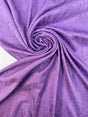 Purple Jacquard Stretch Fabric