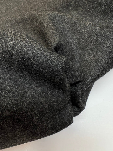 Virgin Wool Tweed Melange Gray Brown