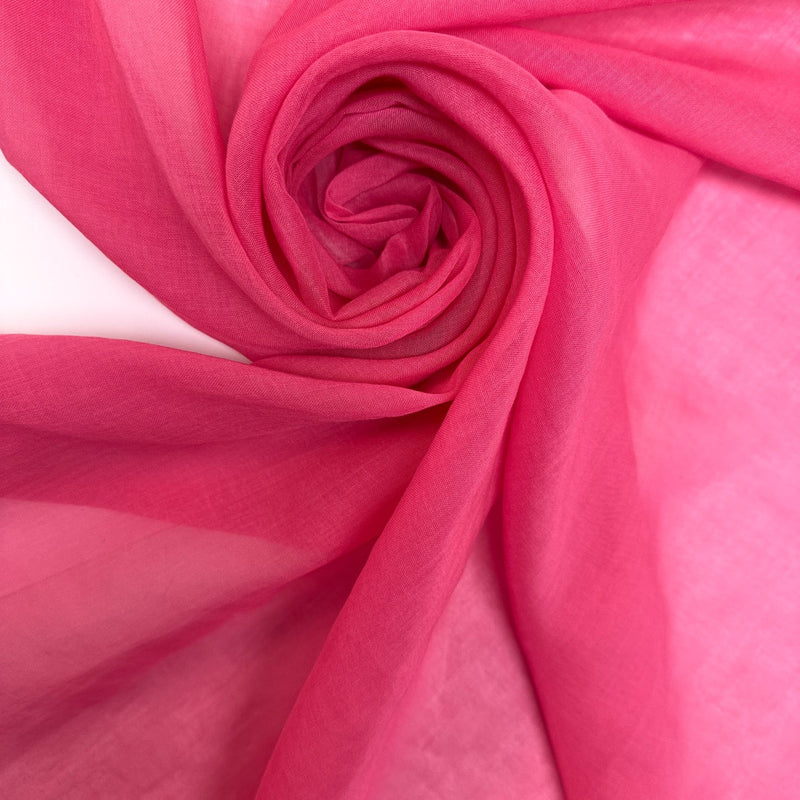 Pink Polyester Plain Woven Fabric