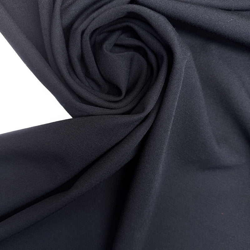 Wool Elastane Double Weave Blue