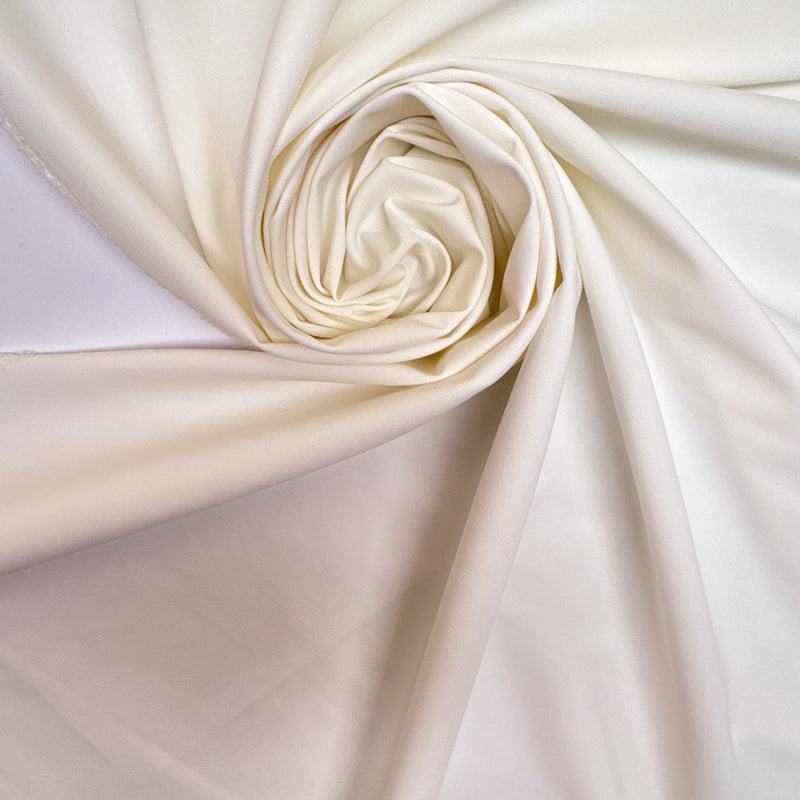 White Polyamide Elastane Combined Weave