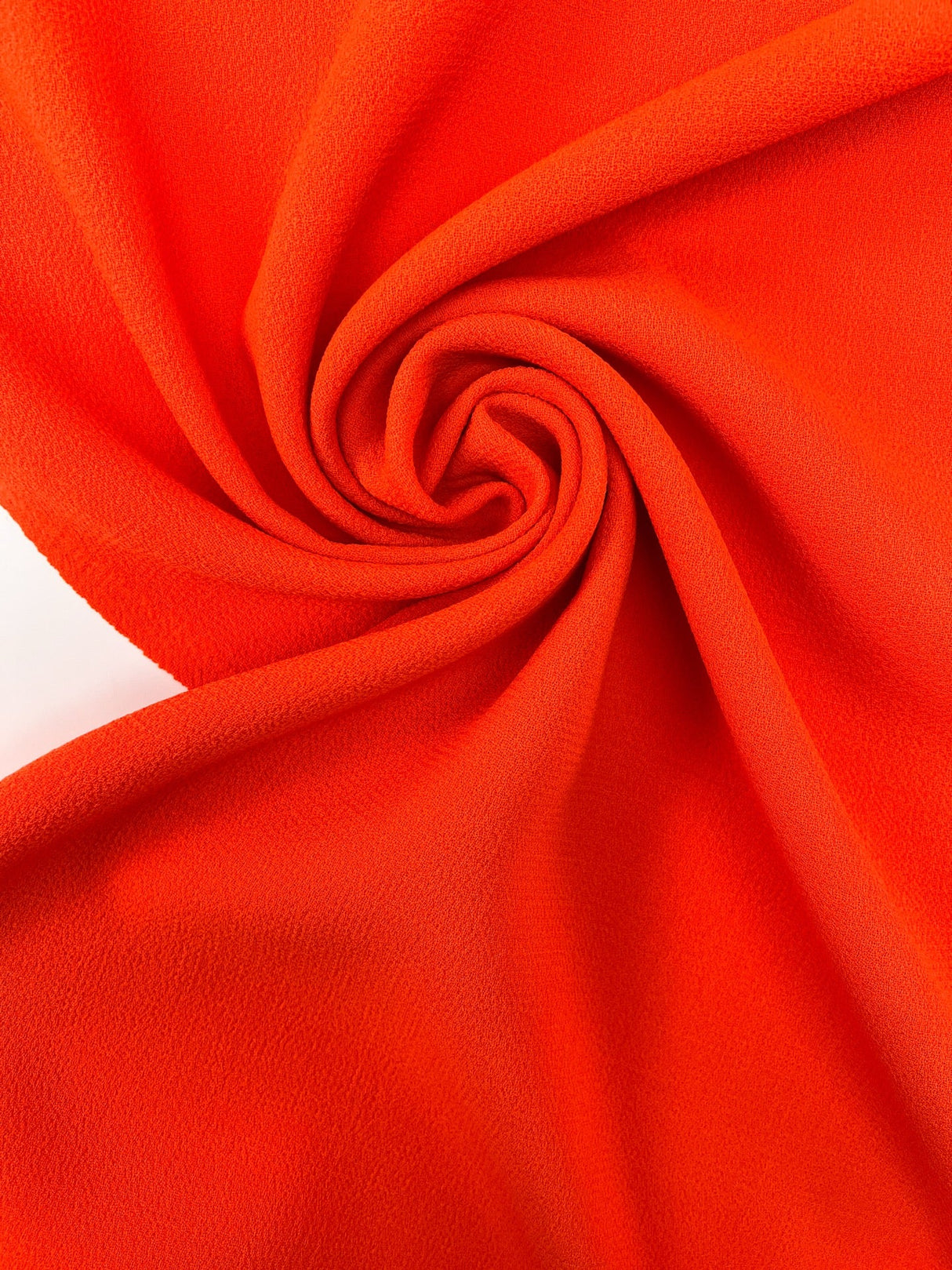 Wool Crepe Bonded Orange Shades Stretch