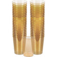 Amscan Disposable BPP Plastic Cup, One Size, Gold