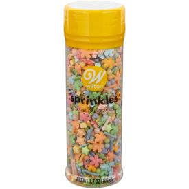 Wilton Pastel Rainbow Sprinkles Mix, 3.7oz.