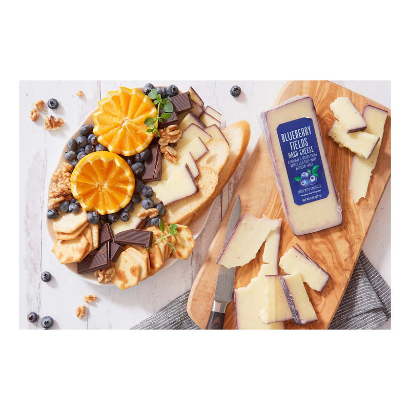 Blueberry Fields Hard Cheese Sweet Fruit Infused Gourmet Cheese