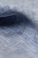Pure Linen 2-Tone Melange Navy/Off-White