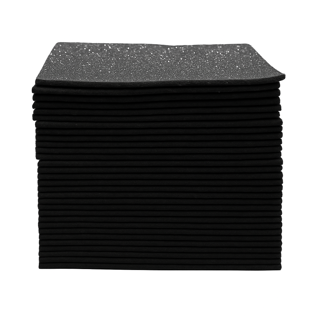 Glitter Felt Sheets Soft Precut Felt