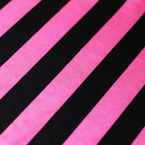 Lucky Stripes Polyester Spandex Fabric - Multi-Color 1" Wide Stripes, 58/60" Width (1 Yard)