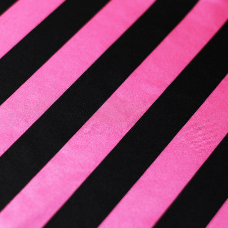 Lucky Stripes Polyester Spandex Fabric - Multi-Color 1" Wide Stripes, 58/60" Width (1 Yard)