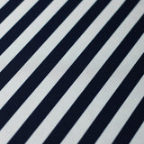 Lucky Stripes Polyester Spandex Fabric - Multi Stripe Print, 58/60" Width (1 Yard)