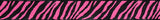 Woven Ribbon Black and Hot Pink Zebra Reversible 5/8" Wide