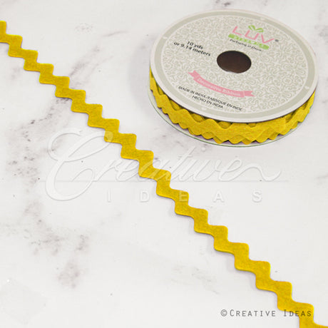 5/8" Felt Ric-Rac Ribbon-10 Yds (Daf)