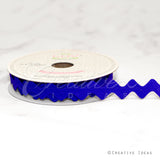 5/8" Felt Ric-Rac Ribbon-10 Yds (Royal Blue)