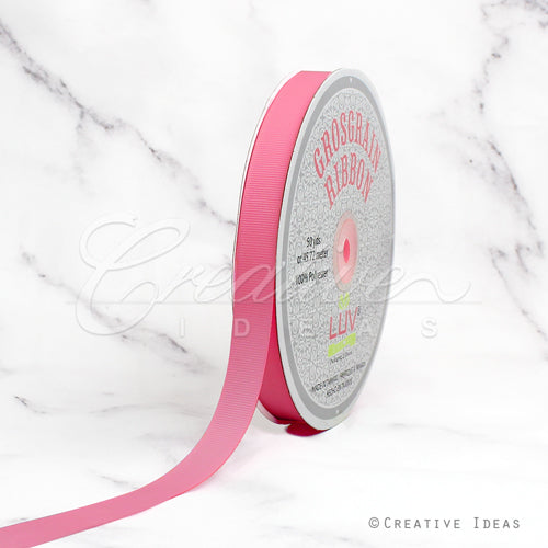 5/8" Grosgrain Ribbon - 50 Yards (Baby Doll Pink)