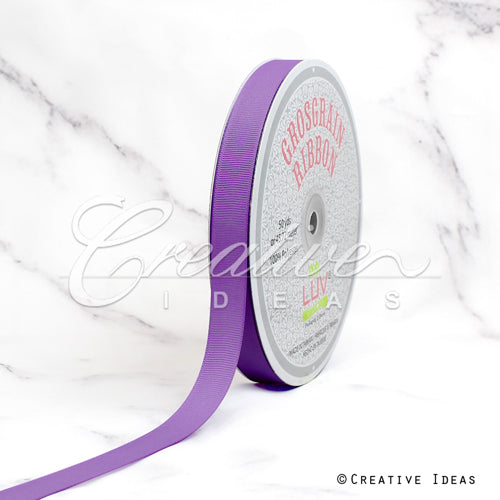 5/8" Grosgrain Ribbon - 50 Yards (Ube)