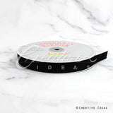 5/8" Grosgrain Ribbon - 50 Yards (Black)