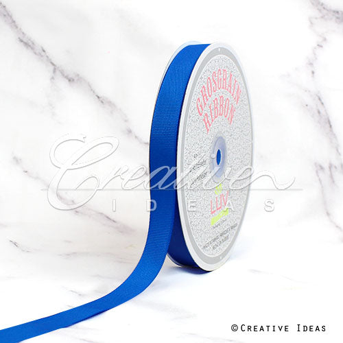 5/8" Grosgrain Ribbon - 50 Yards (Electric Blue)