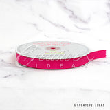 5/8" Grosgrain Ribbon - 50 Yards (Hot Pink)