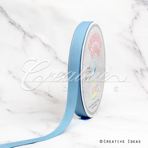 5/8" Grosgrain Ribbon - 50 Yards (Light Blue)