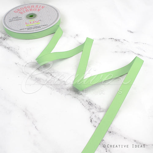 5/8" Grosgrain Ribbon - 50 Yards (Mint Green)