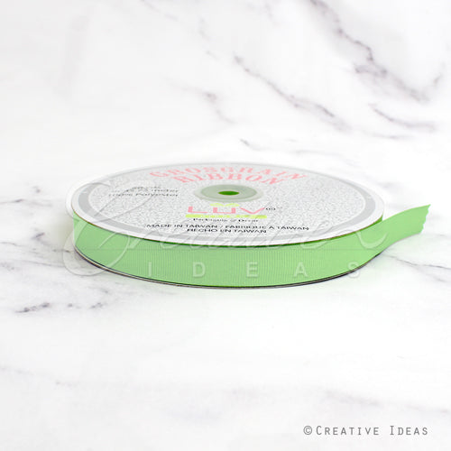 5/8" Grosgrain Ribbon - 50 Yards (Mint Green)