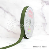 5/8" Grosgrain Ribbon - 50 Yards (Moss Green)