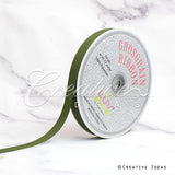 5/8" Grosgrain Ribbon - 50 Yards (Moss Green)
