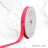 5/8" Grosgrain Ribbon - 50 Yards (Neon Pink)