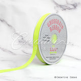 5/8" Grosgrain Ribbon - 50 Yards (Neon Yellow)