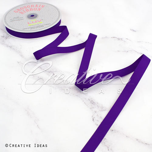 5/8" Grosgrain Ribbon - 50 Yards (Purple)