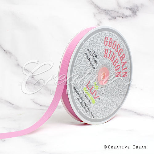 5/8" Grosgrain Ribbon - 50 Yards (Rose)