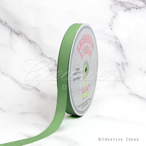 5/8" Grosgrain Ribbon - 50 Yards (Sage)