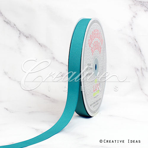 5/8" Grosgrain Ribbon - 50 Yards (Tropic Blue)