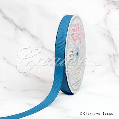 5/8" Grosgrain Ribbon - 50 Yards (Turquoise)