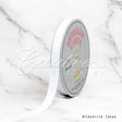 5/8" Grosgrain Ribbon - 50 Yards (White)