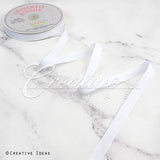 5/8" Grosgrain Ribbon - 50 Yards (White)