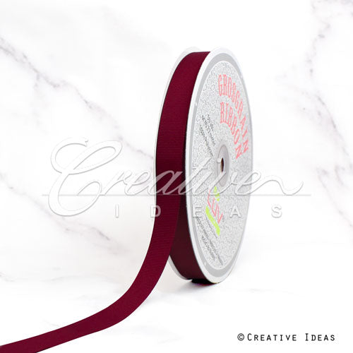 5/8" Grosgrain Ribbon - 50 Yards (Wine)