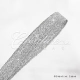 5/8" Metallic Taffeta - 25 Yards (Silver)